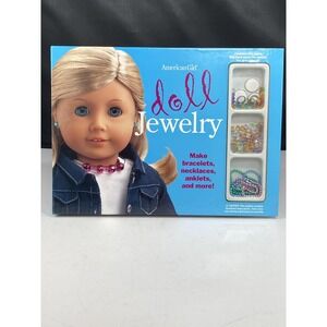 American Girl Doll Jewelry Kit Make Bracelets Necklaces Anklets Book Beads Set